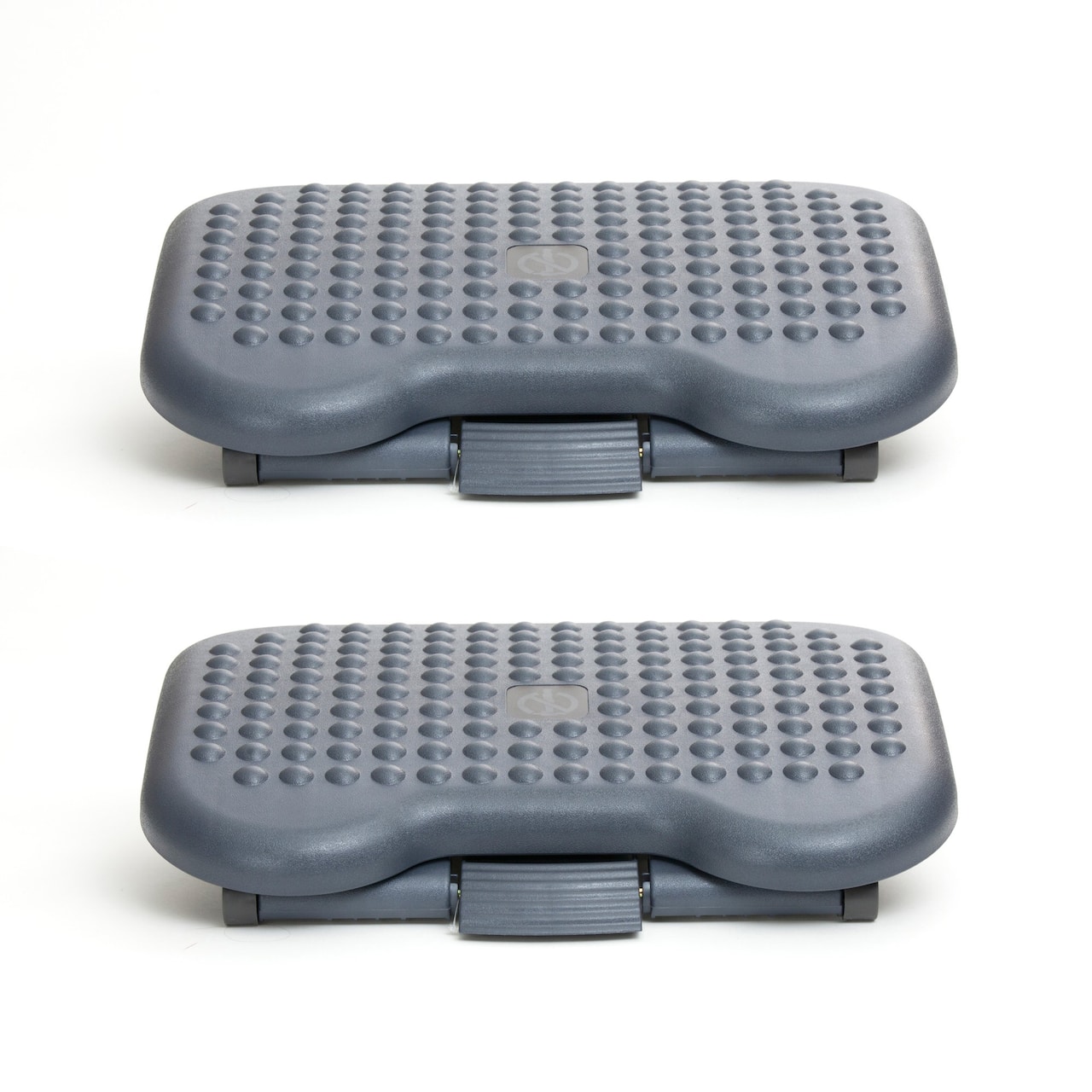 Mind Reader Black Adjustable Ergonomic Foot Rest, 2ct.